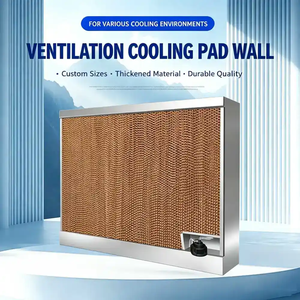 evaporative cooling pad wall